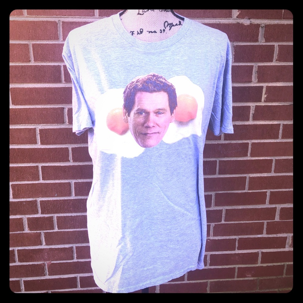 ⚜️ Kevin Bacon 🥓 & 🍳 T Shirt = 1,000,000 laughs!